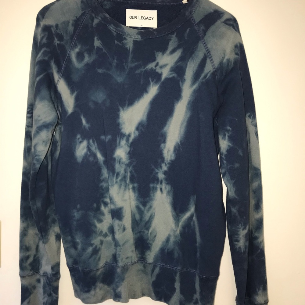 Our Legacy tie dye crew sweatshirt